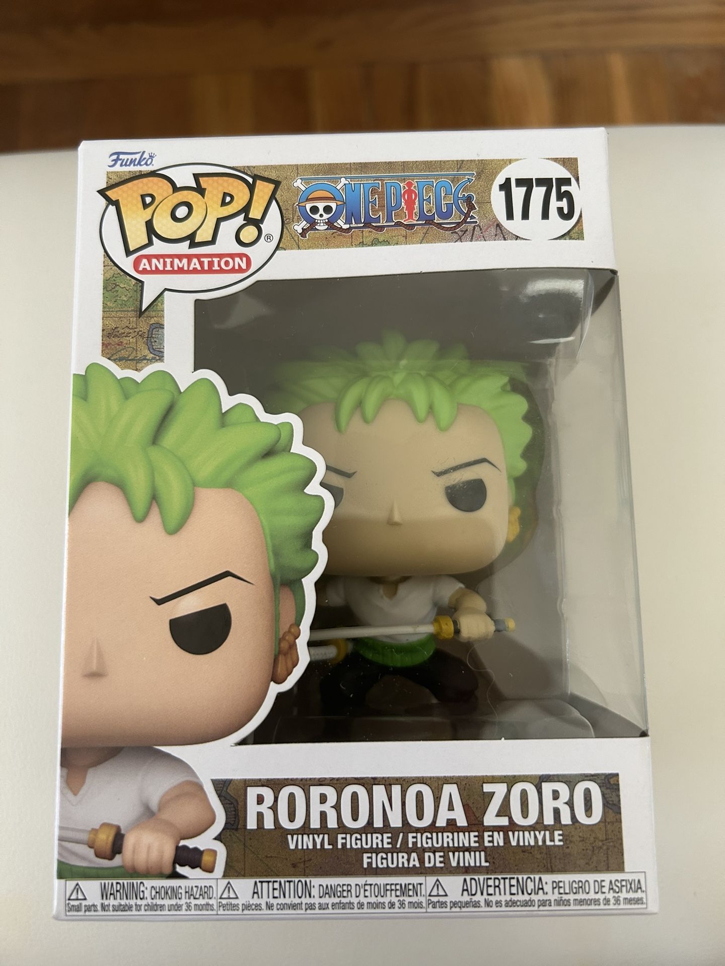 Zoro Funko Pop #1775 – One Piece Wano Outfit (Mint Condition)