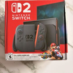 Nintendo Switch 2 With Mario Kart Bundle New Unopened