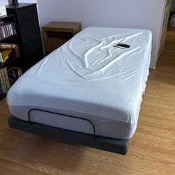 Twin XL Mattress And Adjustable Bed Base