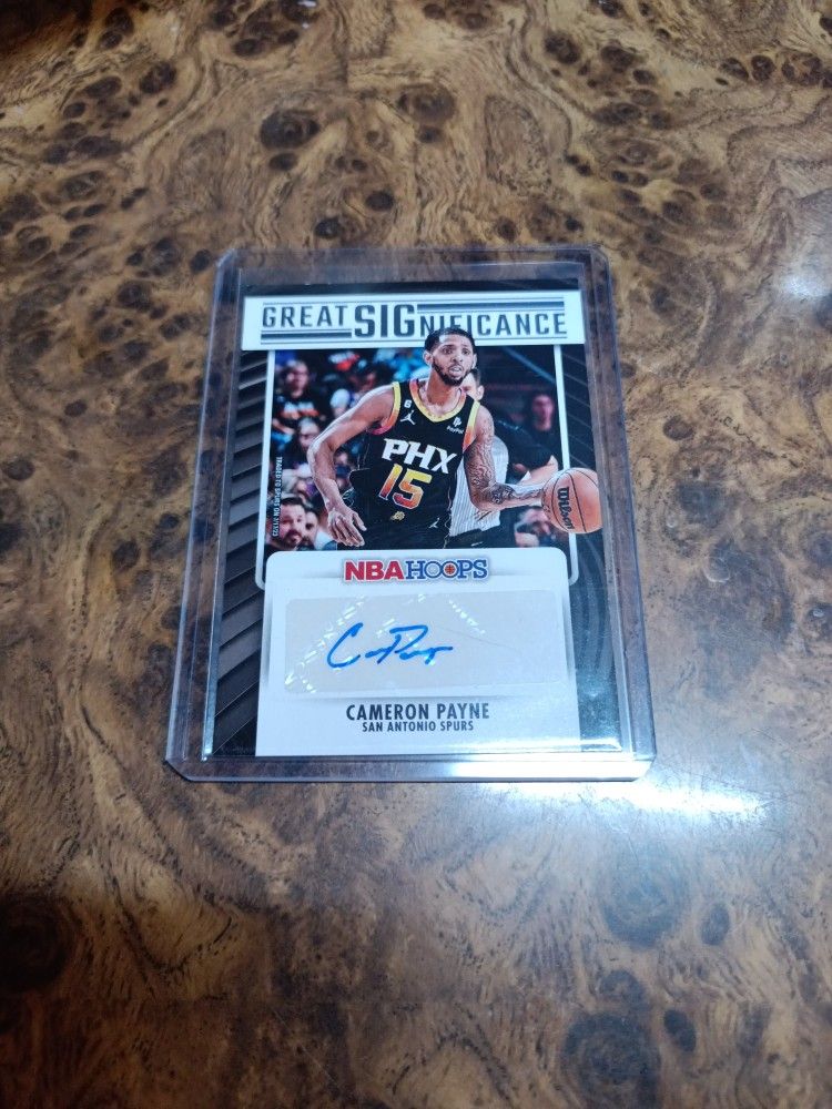 2023 Hoops Cameron Payne Autograph New 76er 