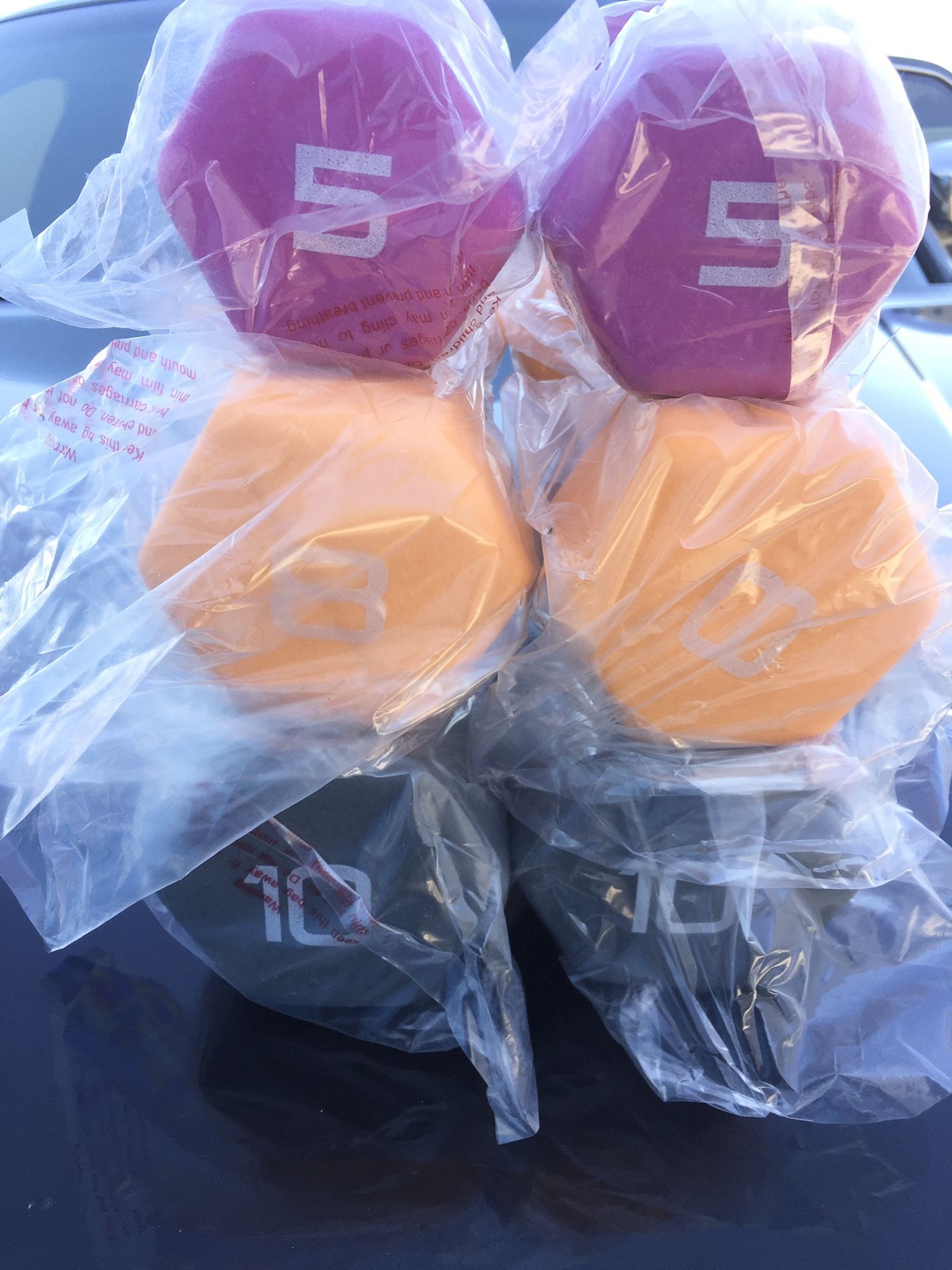 NEOPRENE CAP DUMBBELL WEIGHTS SET 🦾 BRAND NEW!!!