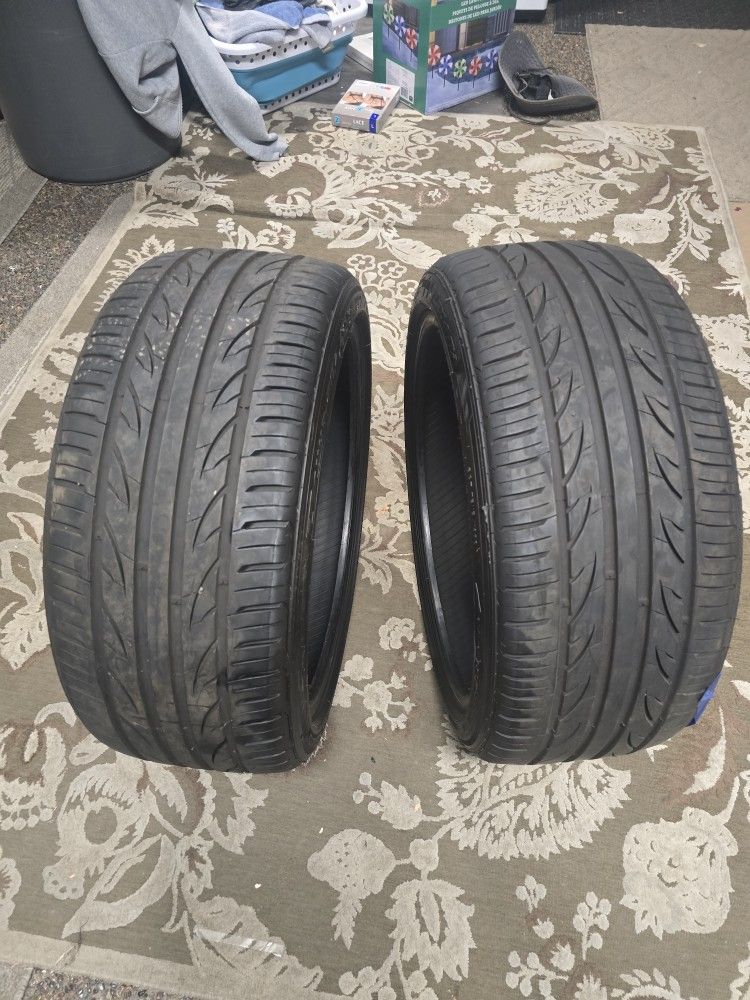 2 fairly new Lexani LXUHP-207 225/40R18 92W XL All Seaso2 Lexani LXUHP-207 225/40R18 92W XL All Season Ultra High Performance Tires
7/32 trean High P