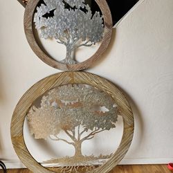 Circle Of Life Wall Art X2 Large 34" Small 20"