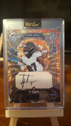 Wild Card 5 Card Draw TJ Tampa Rookie Auto 1/1