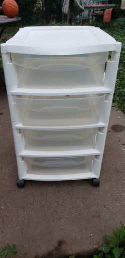 Stacking 4 Drawer storage cabinet