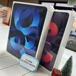 Apple IPad Air 5 Tablet New - Pay $1 today and pay the rest later -