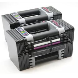 PowerBlock Personal Trainer 50lb Adjustable Dumbbells – Pair