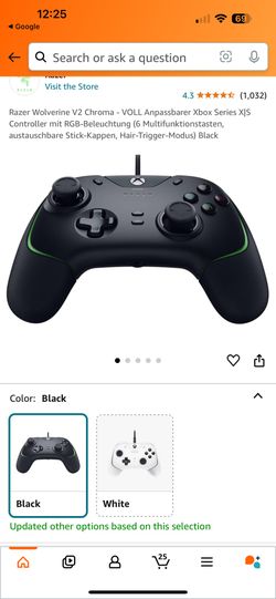 Xbox Razer Wolverine V2