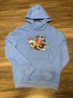One Piece Joy Boy Gear 5 Graphic Hoodie Light Blue
