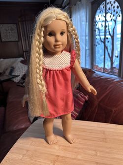 American Girl Doll 18” Truly Me Collection; Blond Hair, Blue Eyes, Tan Skin