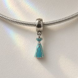 Pandora Disney Jasmine Turquoise Dress Charm – Sterling Silver