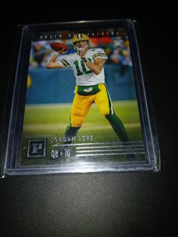 Jordan Love Panini Rookie RC Football Card
