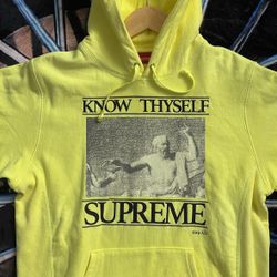 Supreme Yellow Hoodie 