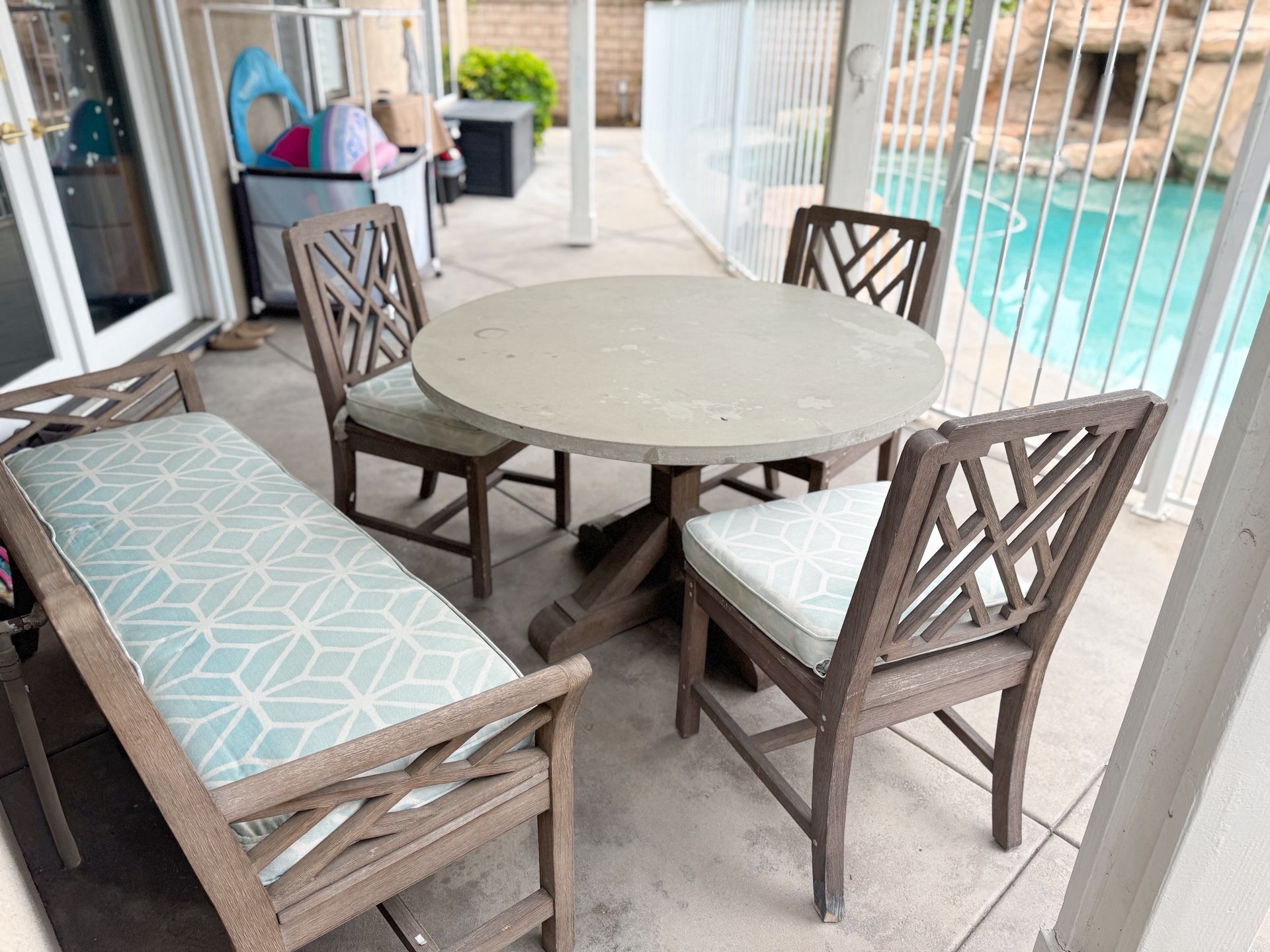 Restoration Hardware Outdoor Dining Set -$1500 OBO