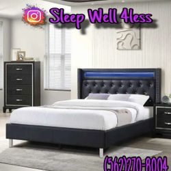 NEW  QUEEN BED FRAME AND MATTRESS 