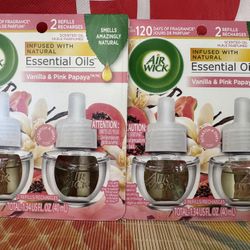 Air Wick Essential Oil Vanilla & Pink Papaya Scent