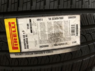 Brand New Tires (1) Pirelli Scorpion A/S Plus 3 (285/45R22) (Single) ($239)