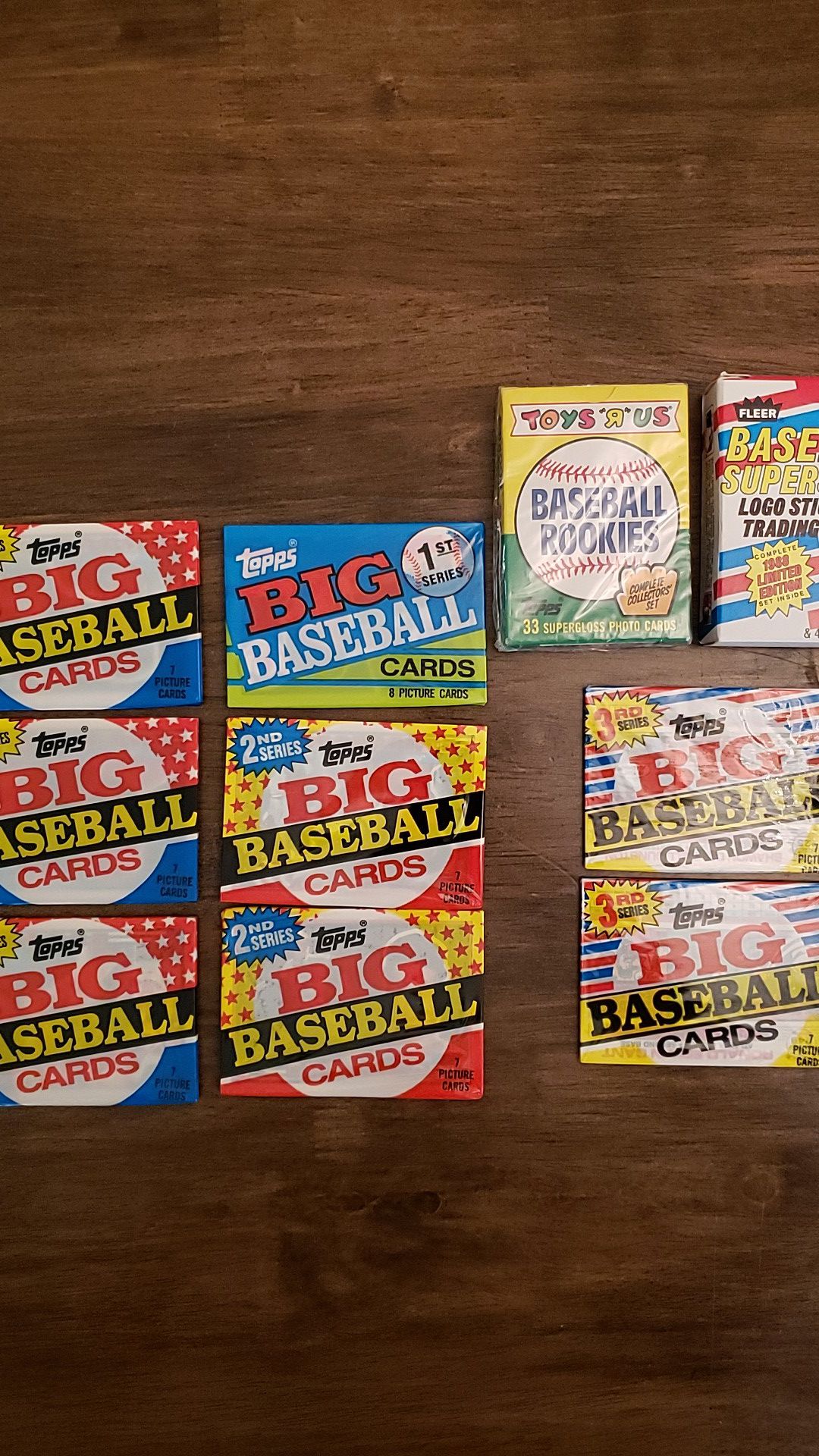 Baseball Wax Pack Lot - New! Look!