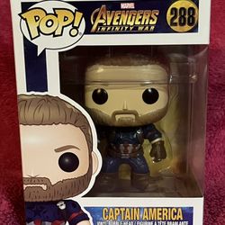 Funko POP! Marvel Avengers Captain America #288 FLAWLESS! NEW!