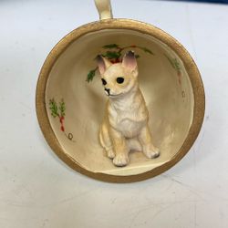 Chihuahua In Teacup collectible Figurine