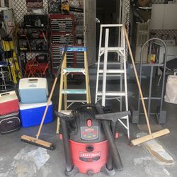Ladders,coolers, Gardner Tools