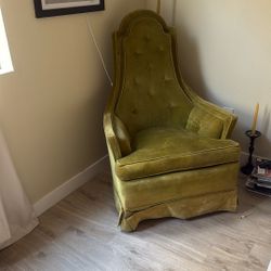 Victorian Chair Green