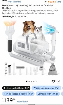 7-in-1 Dog Grooming Vacuum & Dryer