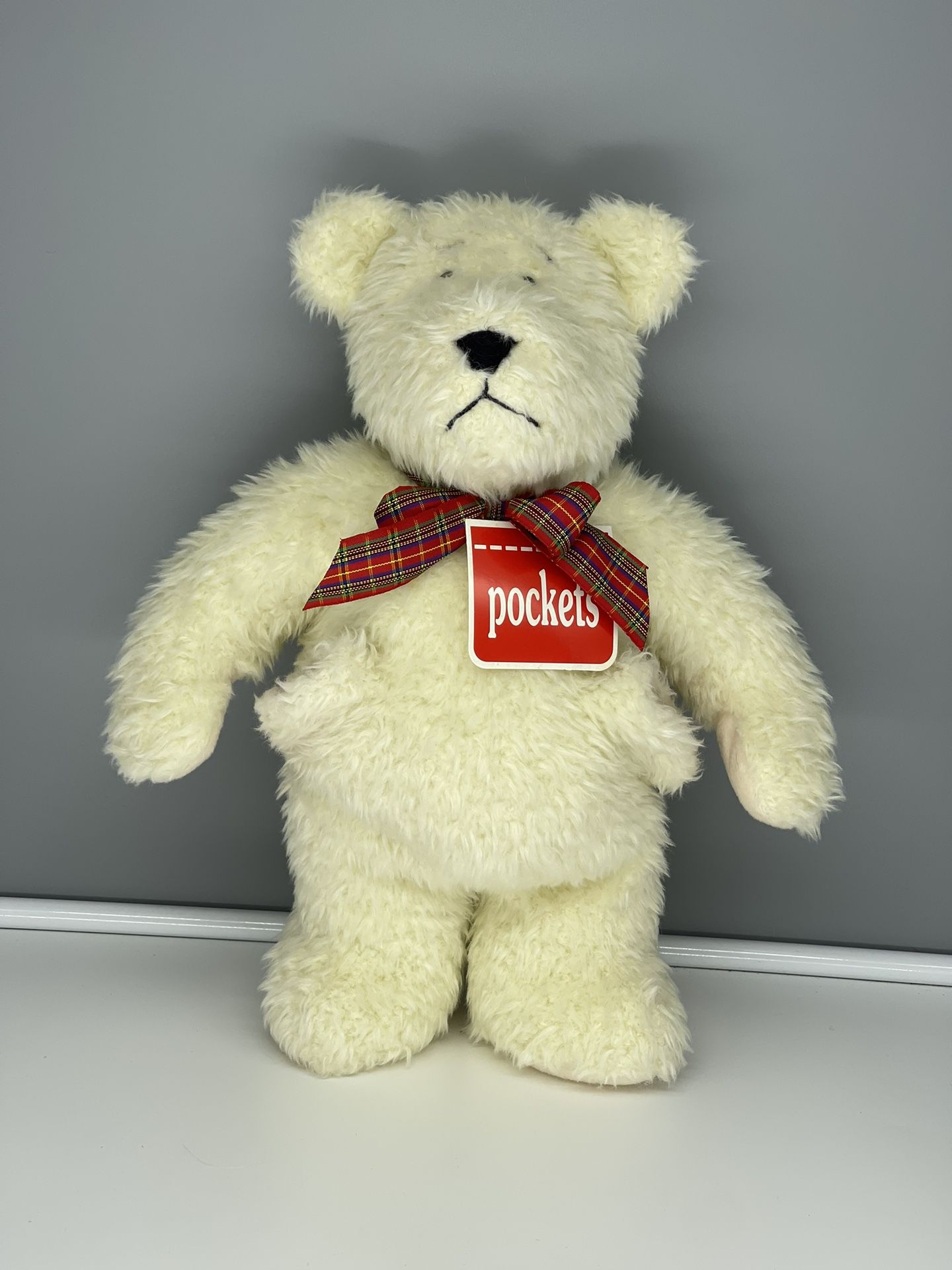 North American Bear Company 1990 Vintage Bear Named Pockets