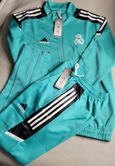 Adidas Mens Real Madrid Tracksuit Original Size Small Medium Large