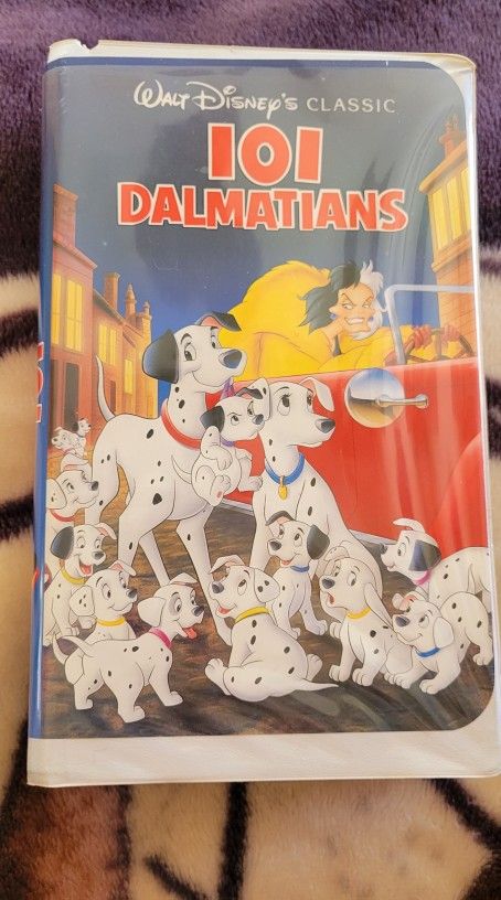 RARE COLLECTABLE Walt Disney's VHS Black Diamond 101 Dalmatians 1263