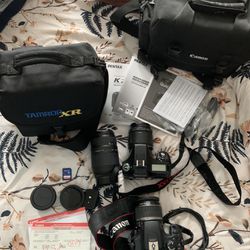 Canon Rebel Xs And Pentax K200d