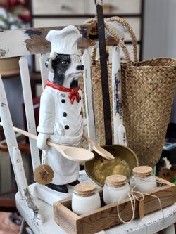 Cow Kitchen Statue, Spoon Holder