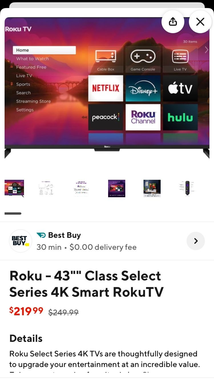43 Inch Smart Tv