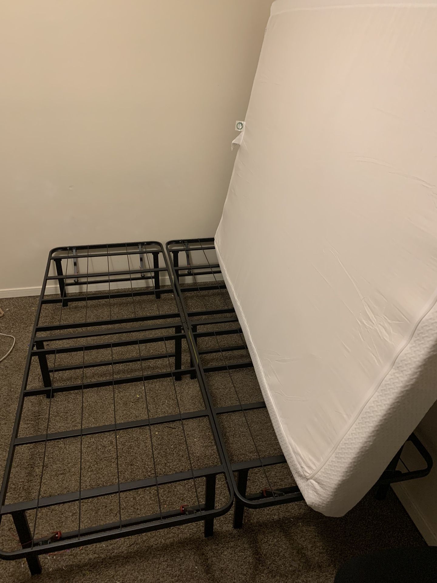 Full Size Bed With Mattress And Frame