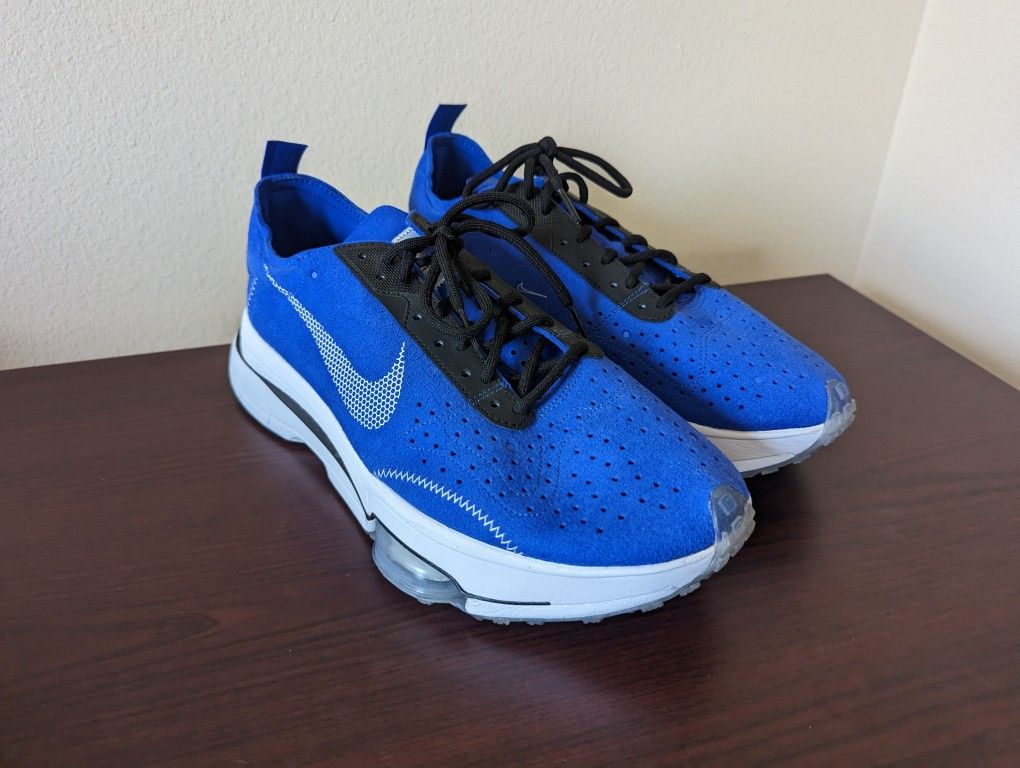 nike air zoom type white and blue