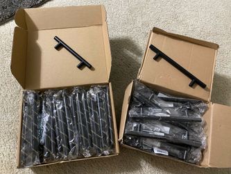 New Black Kitchen Handles 6inch Or 8inch Available Stainless Steel Color Also