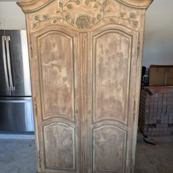 Antique-Stained Hutch 
