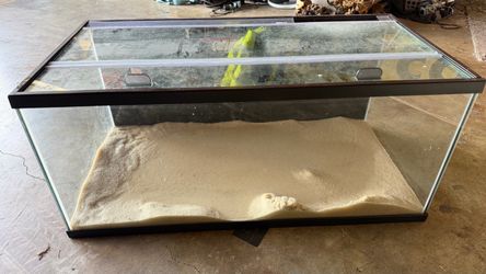 40 gallon breeder with lid and accessories