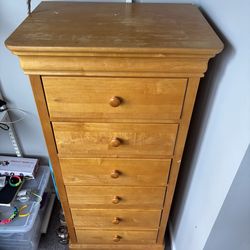 Oak Wooden Lingerie Chest