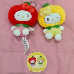 Sanrio Hello Kitty Fruits and Vegetables Blind Plush Keychains