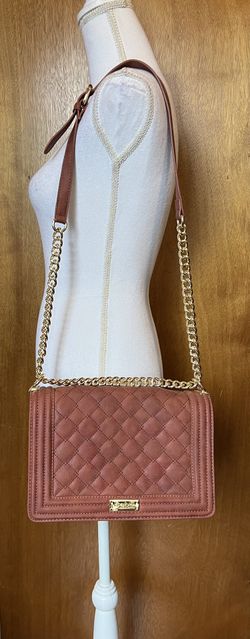 Bebe Mahogany Crossbody Shoulder Bag