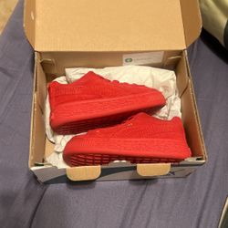 Red Puma 4C Toddler Baby Shoes