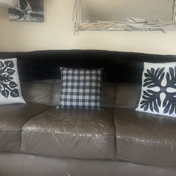 Genuine Leather Couch