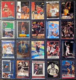 Jordan, kobe, Iverson, Wade, Dirk & more 20 NBA Card Lot