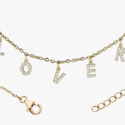 Lover Necklace, Album Gift Song Inspired Necklace for Taylor Swiftie, Charms Letter Choker Necklace for Women Girls, Taylor Outfit Jewelry Lover Folkl