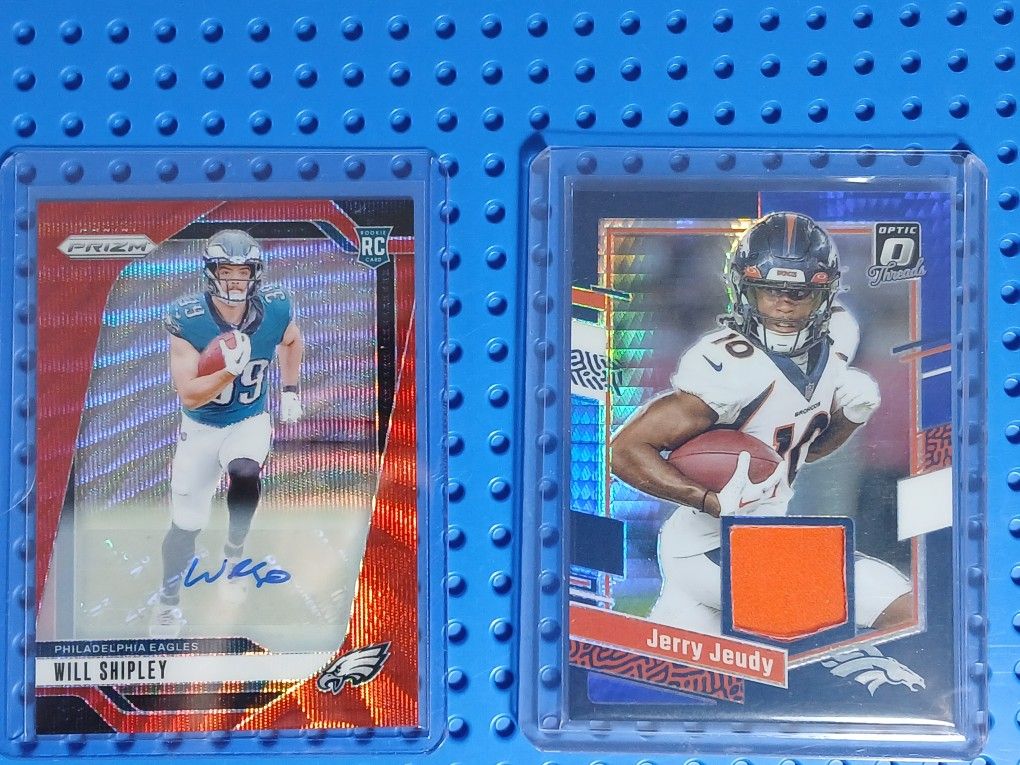 Will Shipley & Jerry Juedy Football Cards