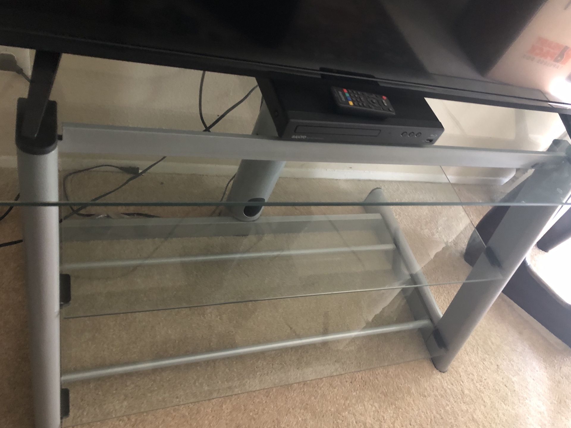 Glass TV Stand