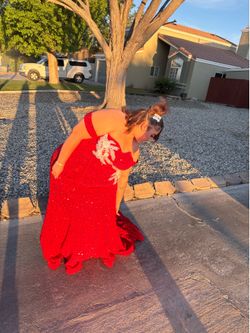 Red prom dress