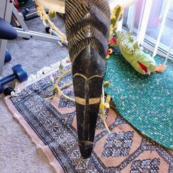 Wooden Mask 26" Pickup Only Cash 