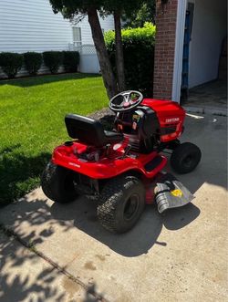 Craft mans drivable lawnmower